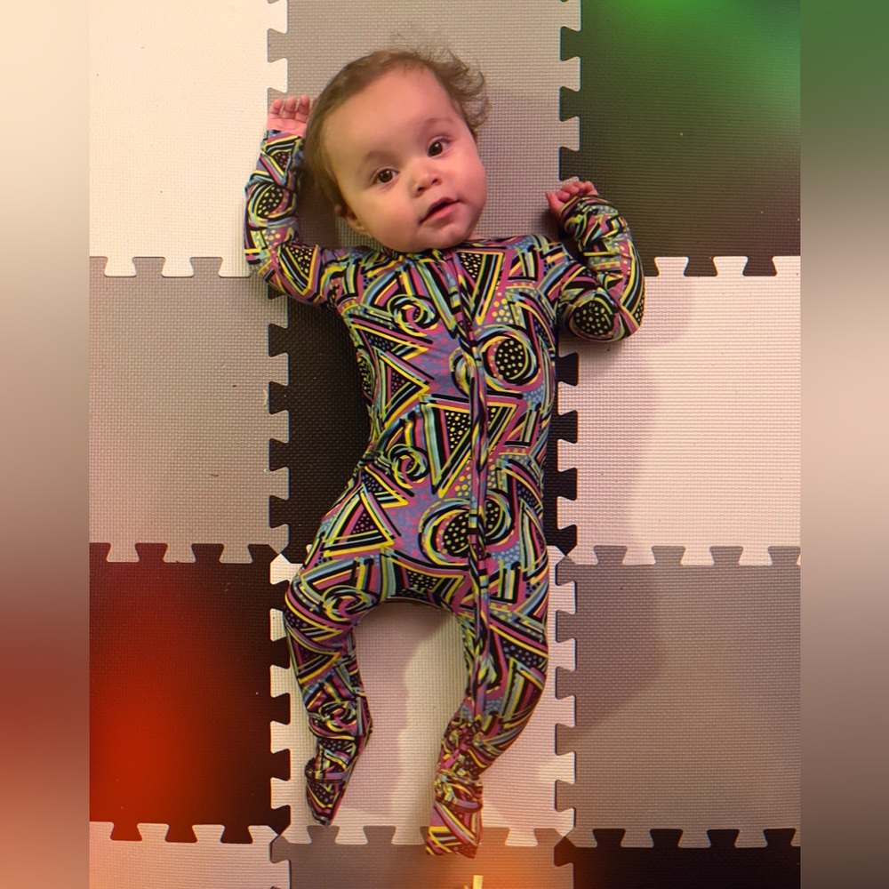 Dreamiere bamboo 80s convertible footie